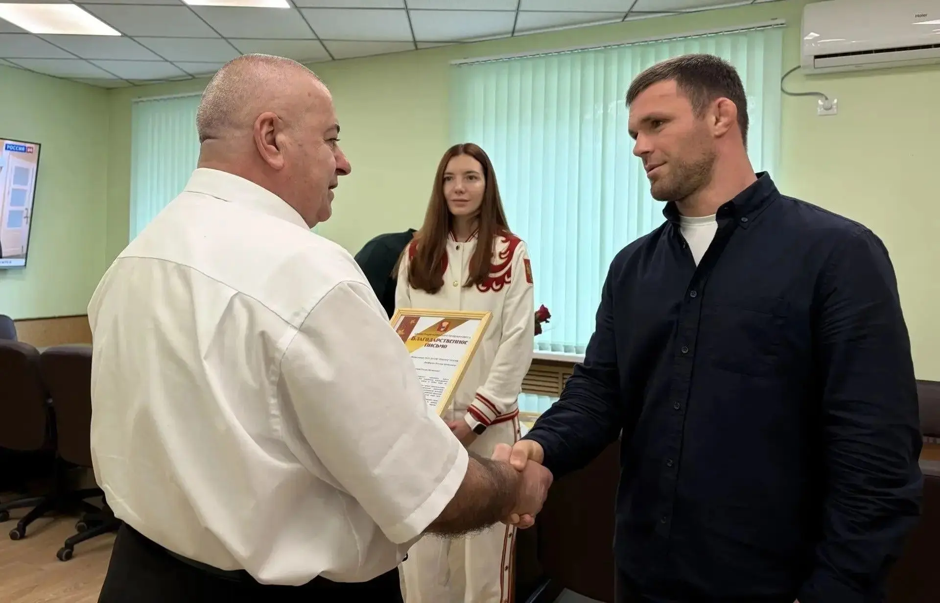 Магомед Терчиев поздравил уссурийских чемпионов