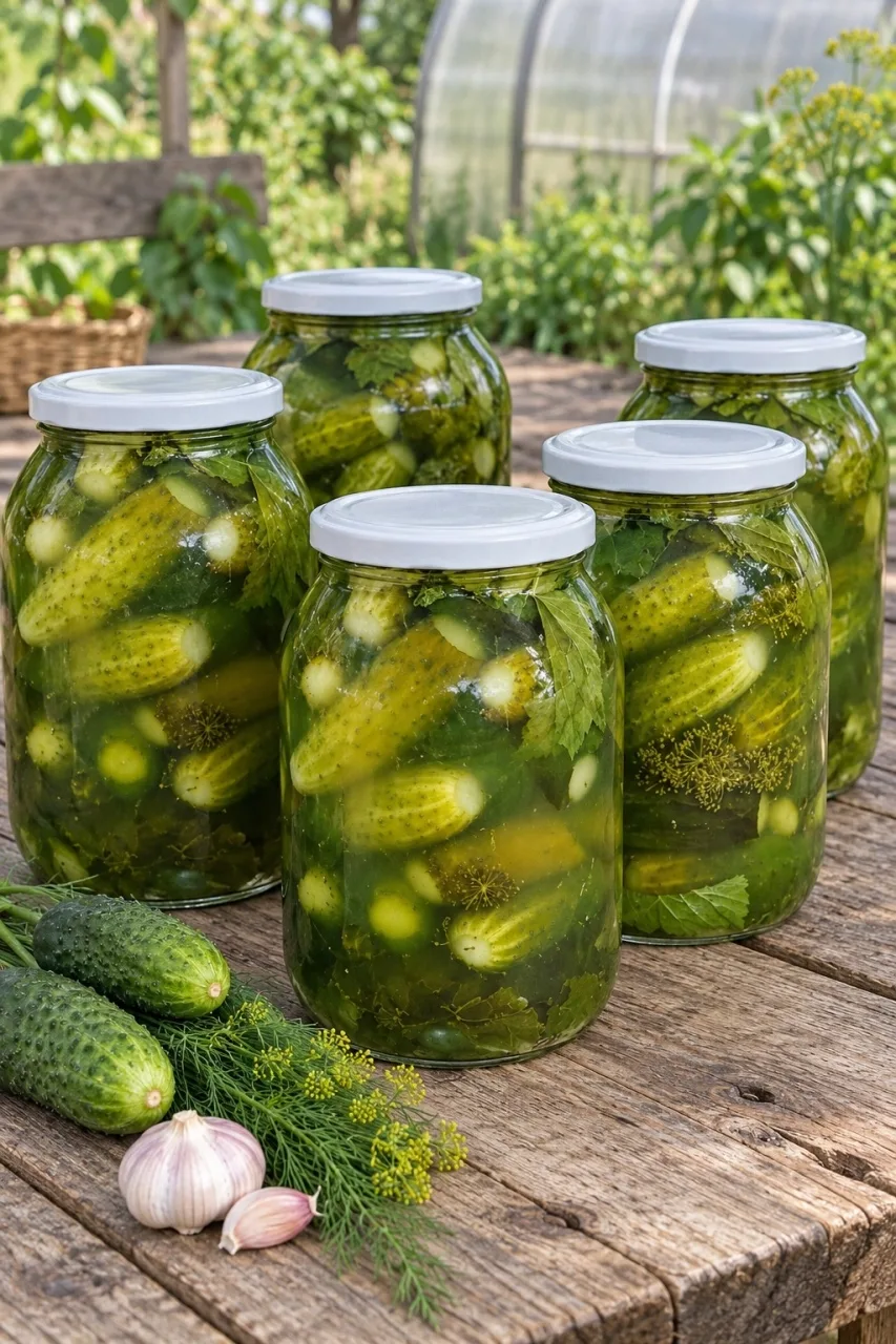 СОЛЁНЫЕ ОГУРЦЫ КАК ИЗ БОЧКИ — СТАРИННЫЙ РЕЦЕПТ С ХРУСТОМ