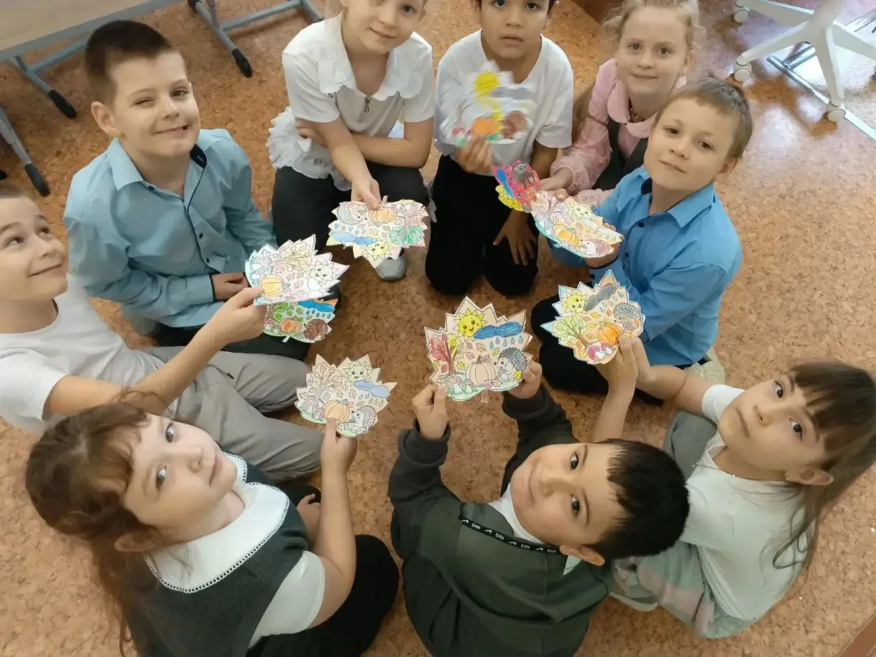 🍁 Осеннее творчество у первоклассников!