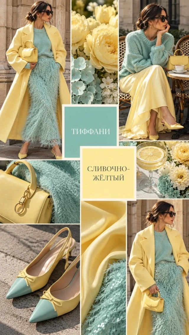Красивые и дорогие сочетания цветов в одежде.