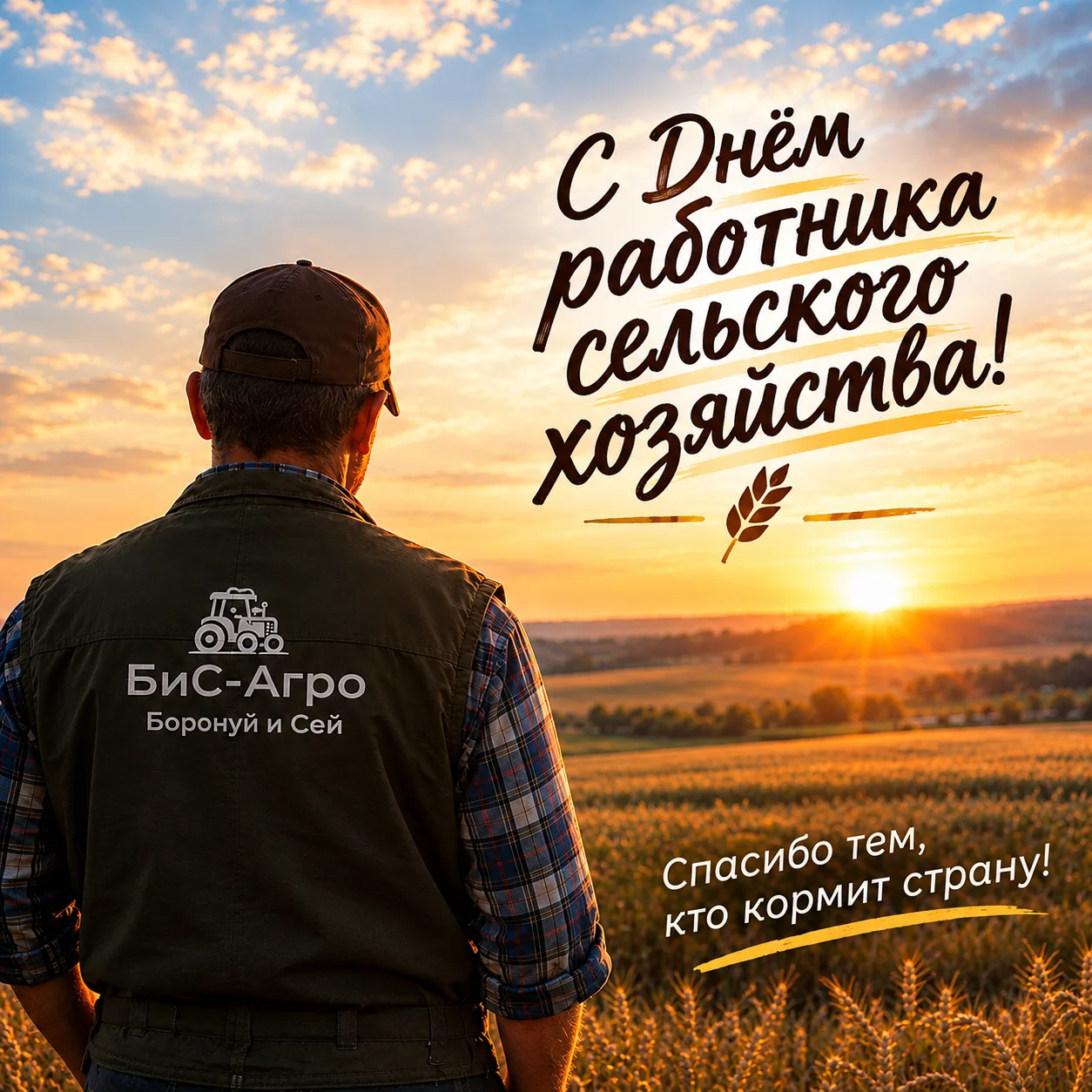 Уважаемые аграрии, поздравляем вас с профессиональным праздником! 🌾