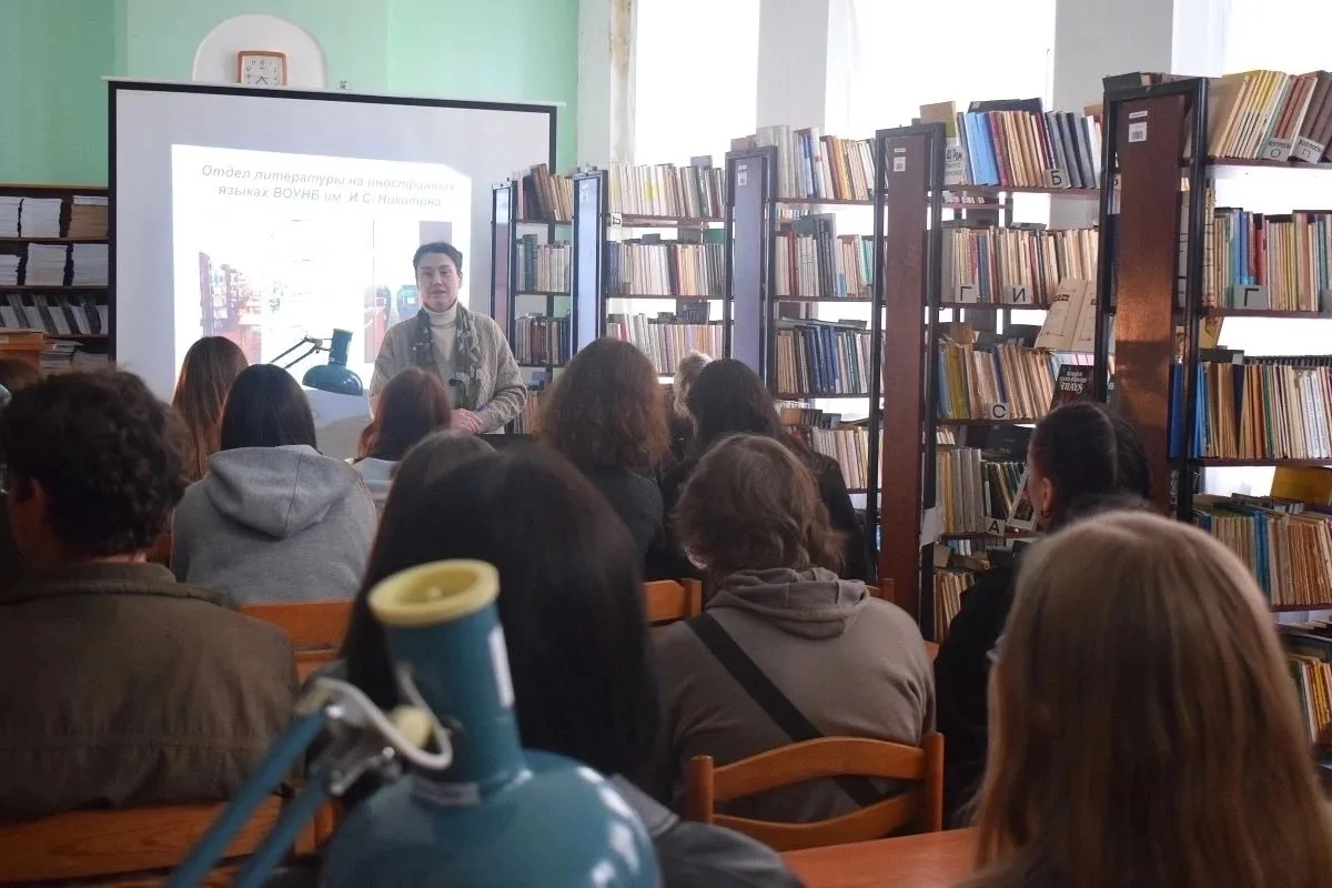 📖В Никитинке прошла лекция «История книгопечатания от Гутенберга до наших дней».