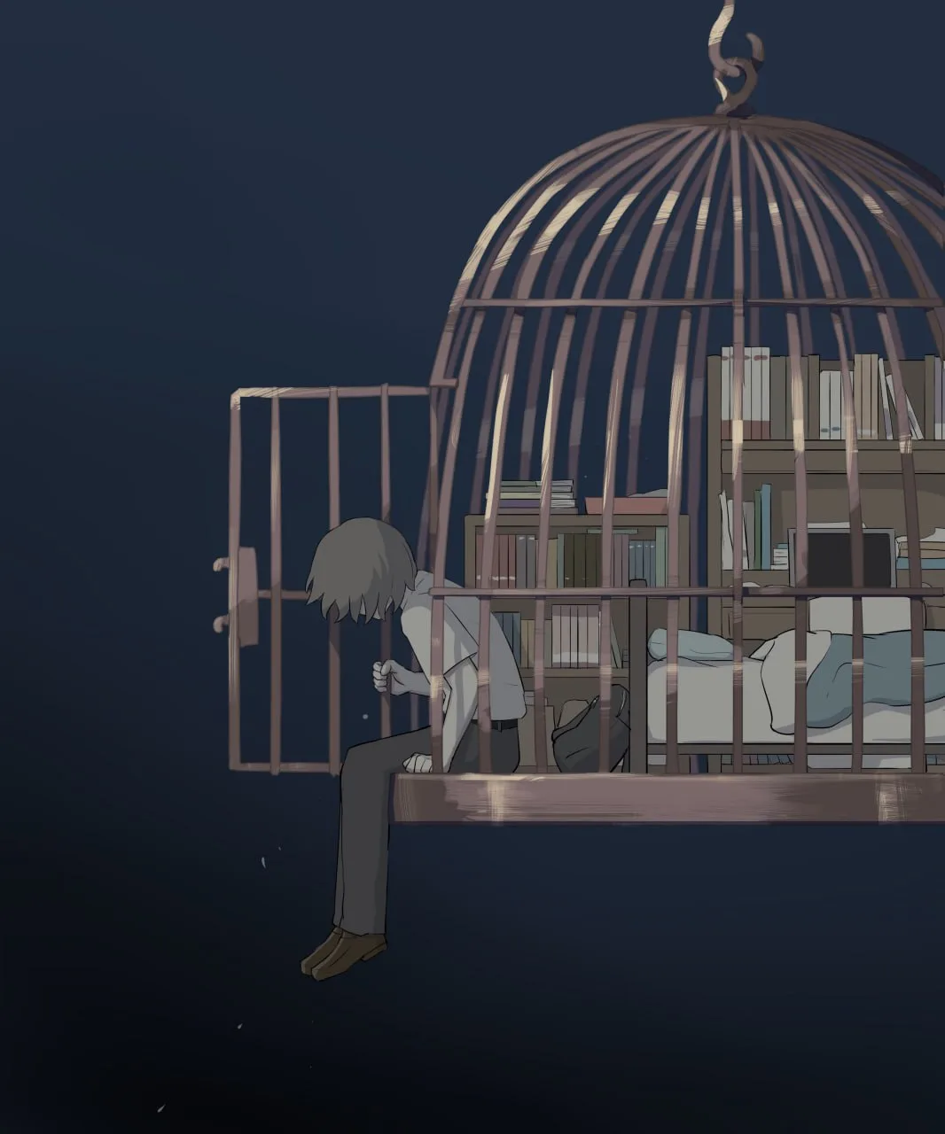 将来の不安 shōrai no fuan тревога о будущем
