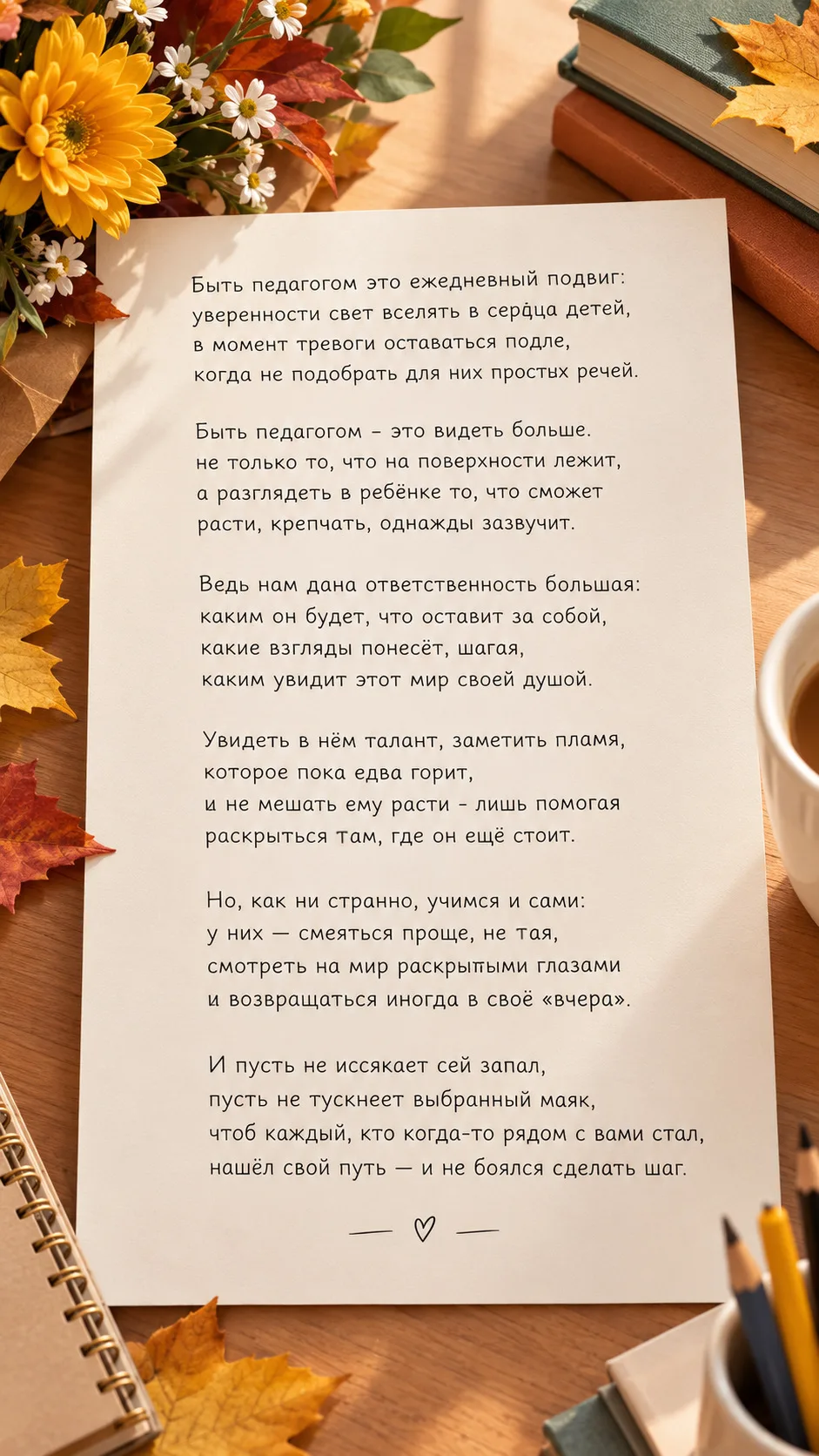 Сегодня хотим поделиться особенным поздравлением — стихотворением, которое написала наш...