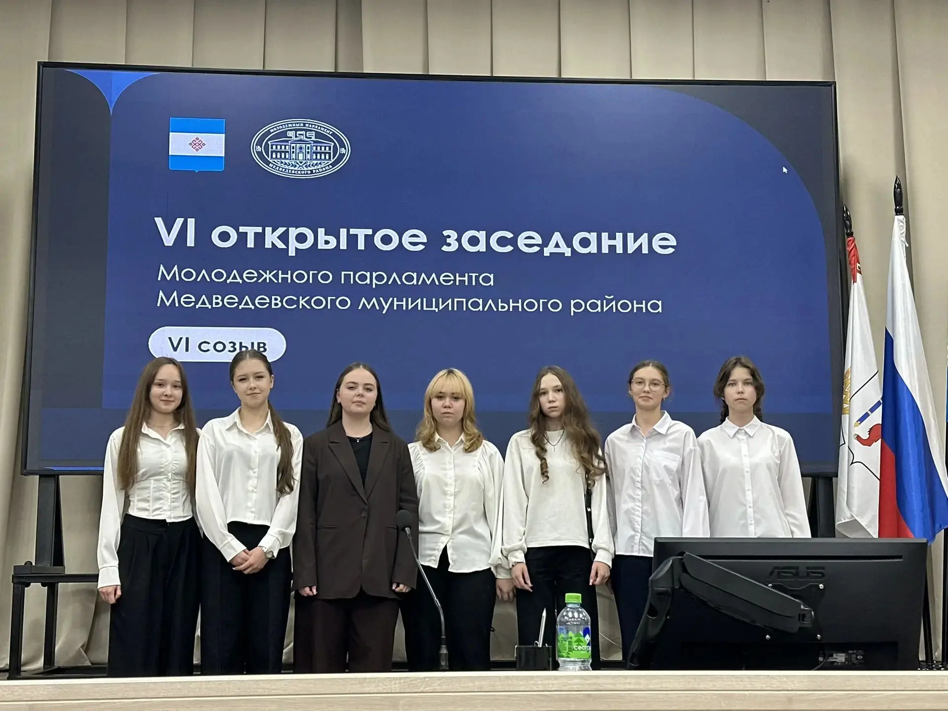 🎉 Сегодня состоялось VI открытое заседание Молодёжного парламента Медведевского района...