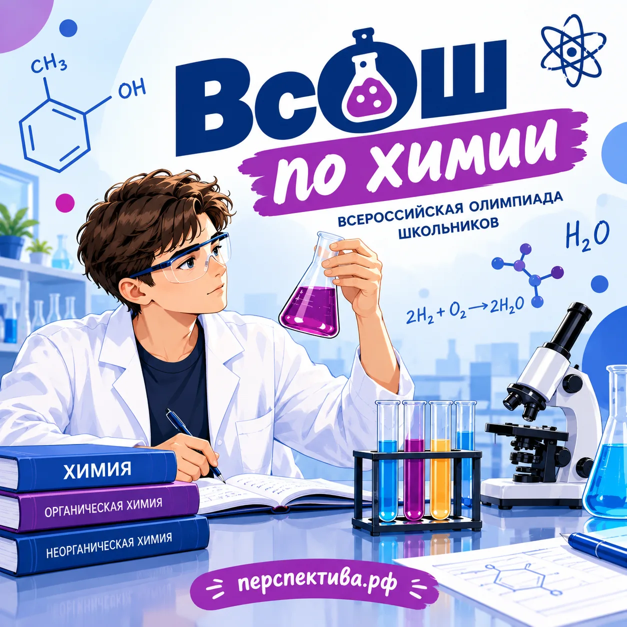 Завтра стартует школьный этап ВсОШ по химии.