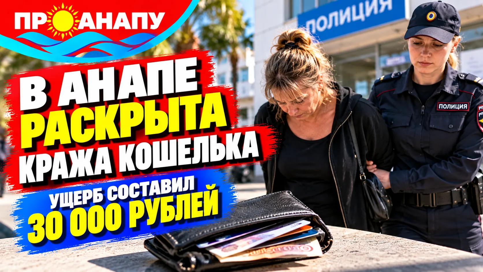 В Анапе женщина украла кошелёк у коллеги и пыталась уехать из города