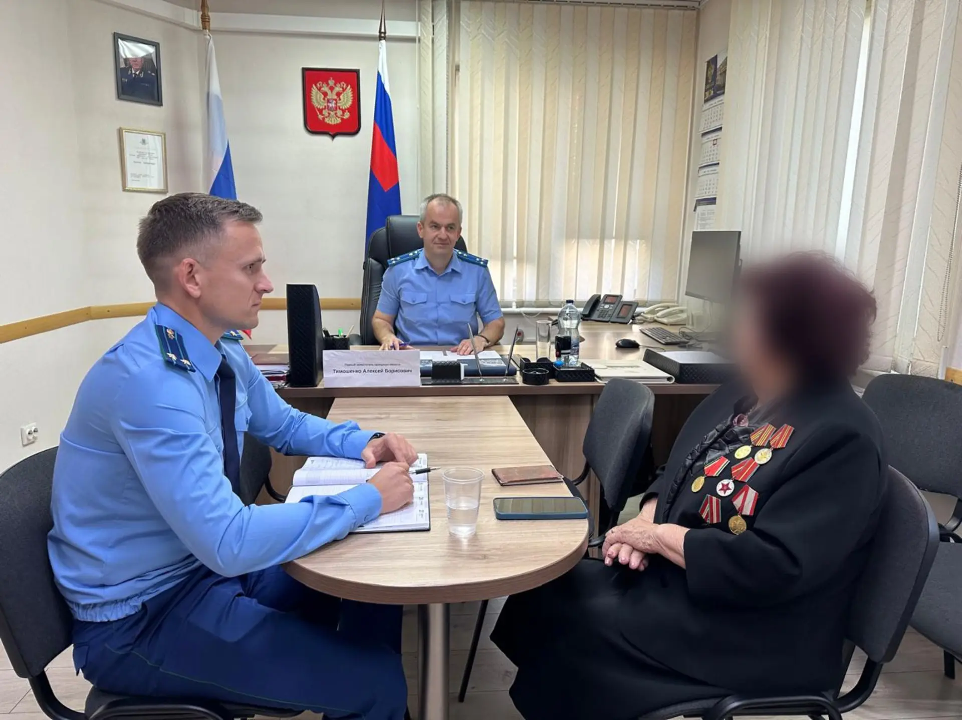 Первый заместитель прокурора области Алексей Тимошенко провел выездной личный прием гра...