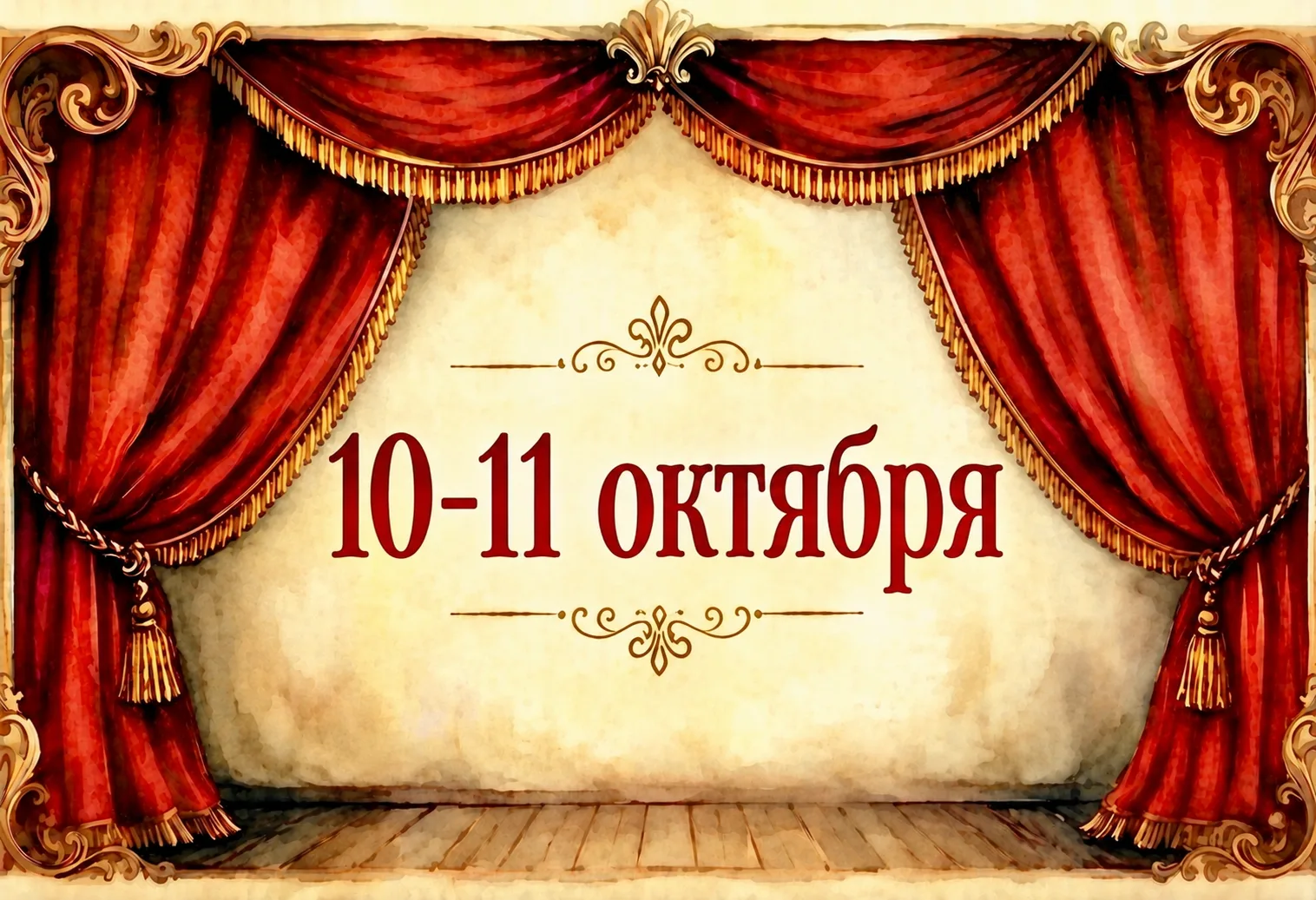 Идём в театр 10-11 октября