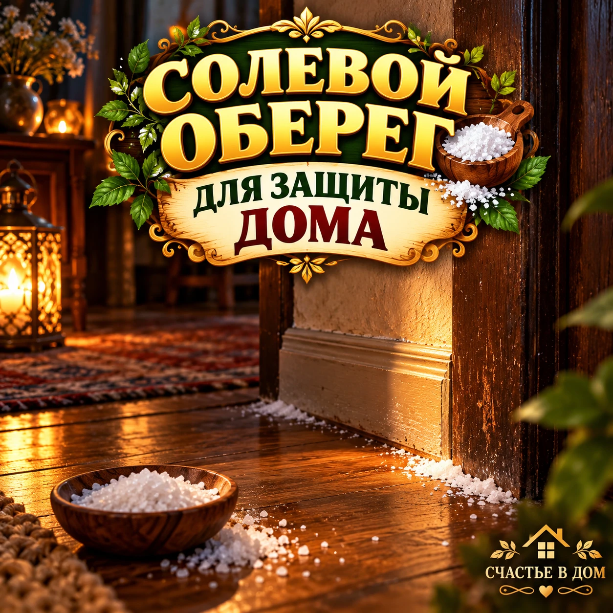 🧂 СОЛЕВОЙ ОБЕРЕГ ДЛЯ ЗАЩИТЫ ДОМА