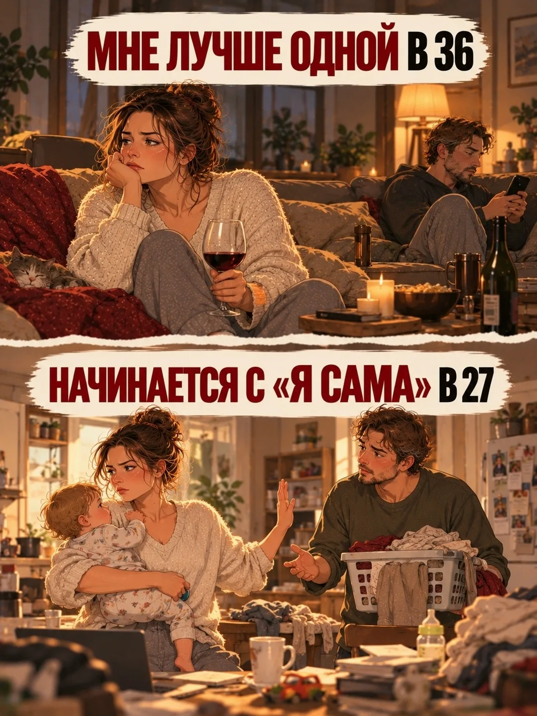 Лучше одной в 36, чем самой в 27! Правда!