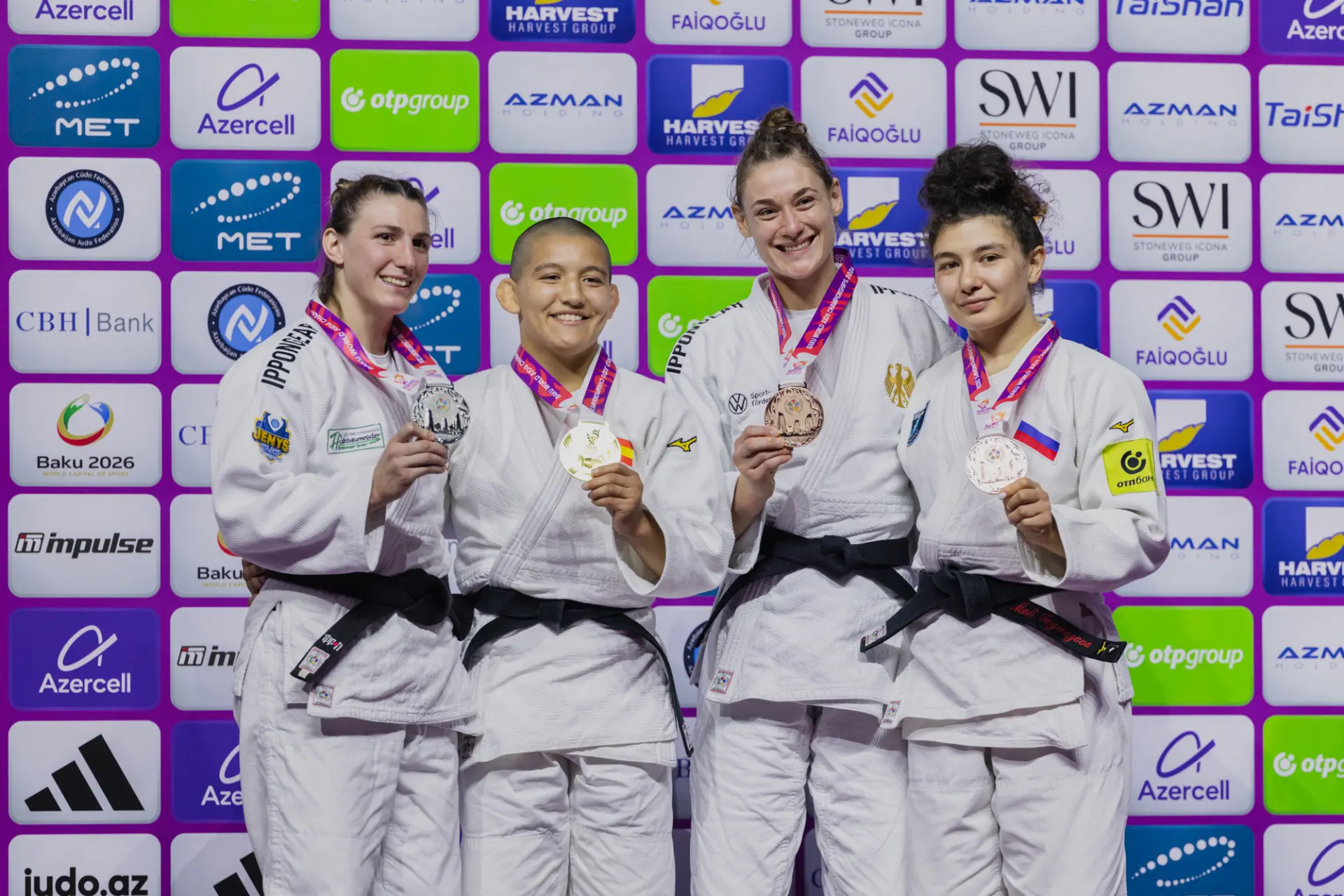 👍 На пьедестале - бронзовый призер Чемпионата мира 2026 года спортсменка "Клуба Дзюдо ...