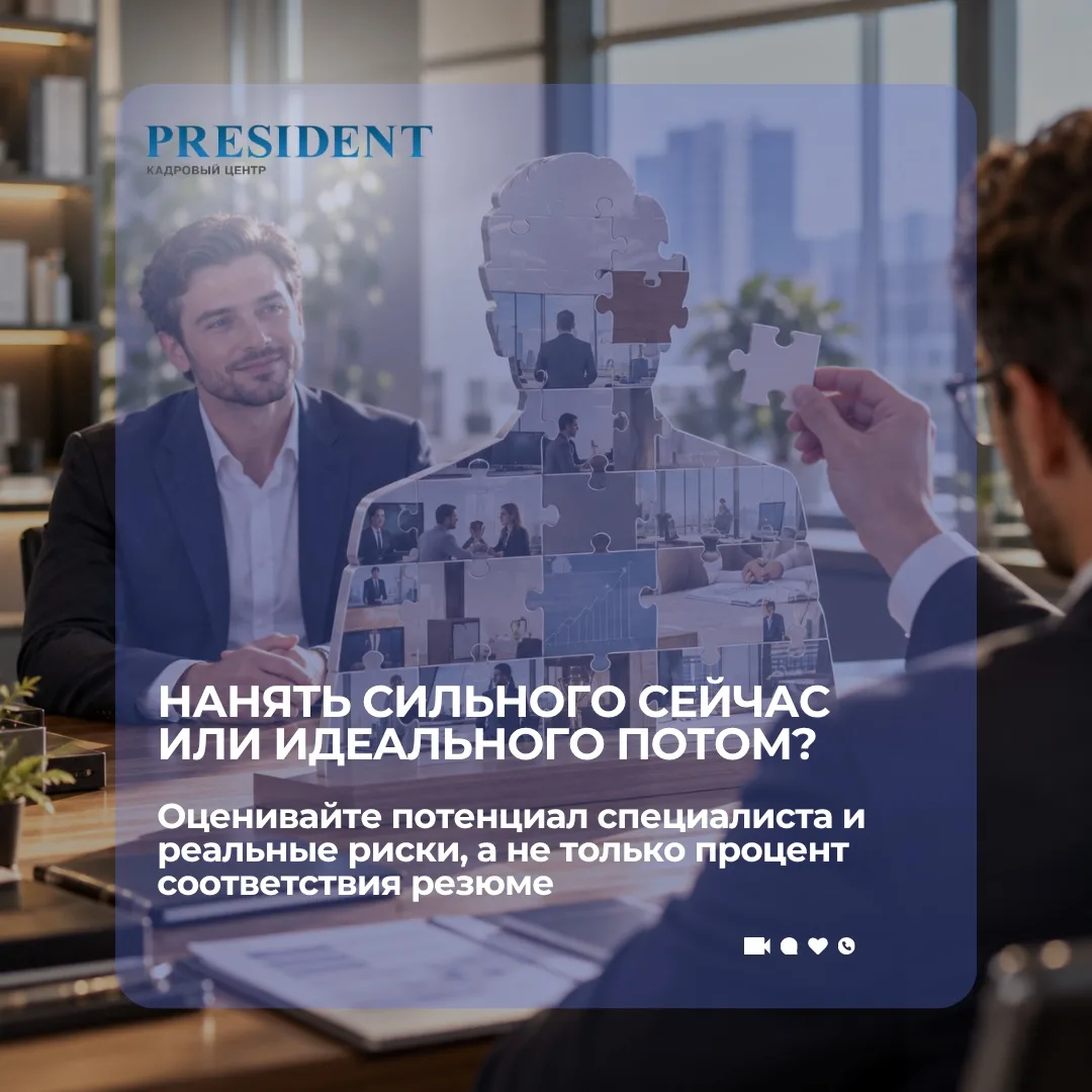 Кандидат подходит на 80% требований. Нанимать сейчас или продолжать искать идеального? 🤔