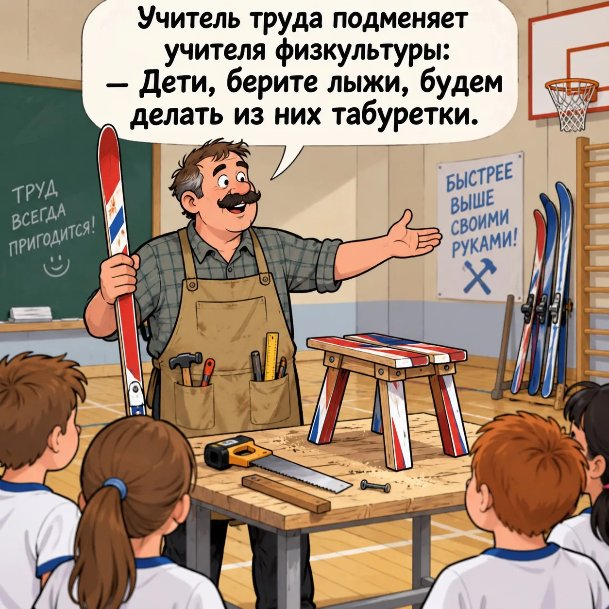 Замена учителя 😅