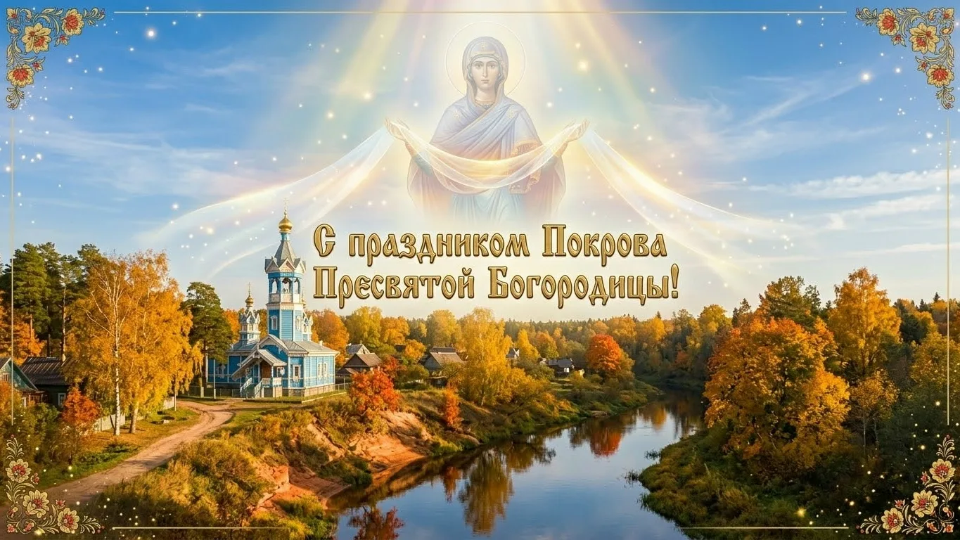 🕊 Сиверчане, с праздником Покрова Пресвятой Богородицы!