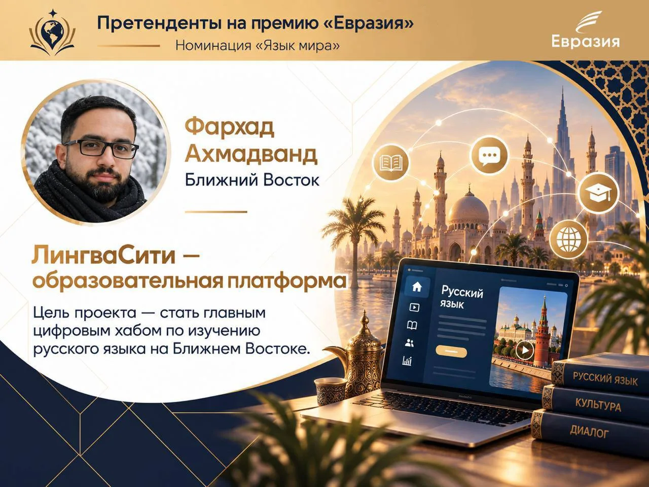 Русский без границ: представляем 10 претендентов на премию «Евразия» в номинации «Язык ...