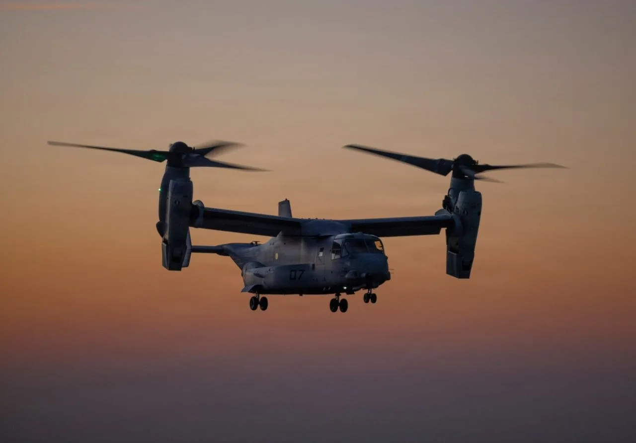 Жесткая посадка MV-22B «Оспри»