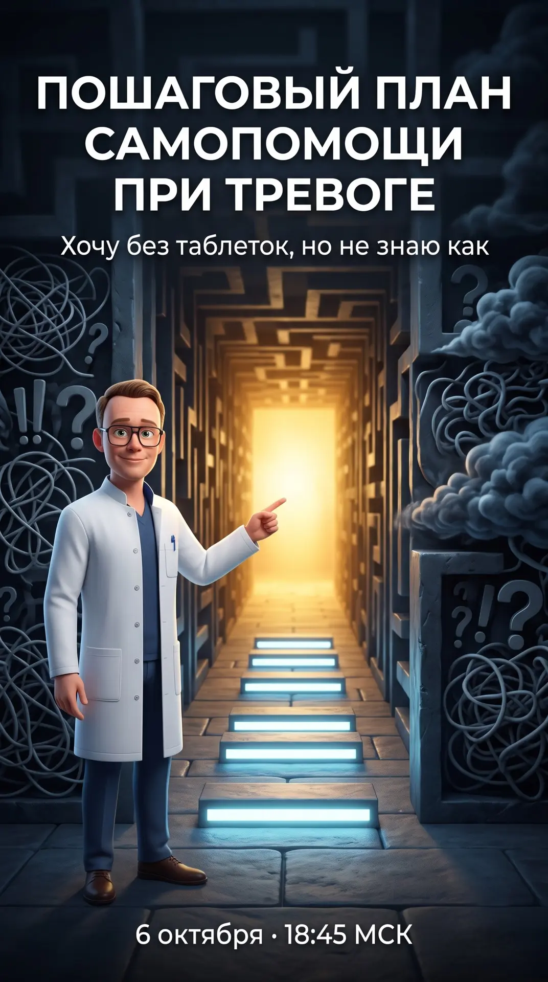 Поможет ли Лекторий, если я постоянно тревожусь, в голове куча мыслей и переживаний обо...
