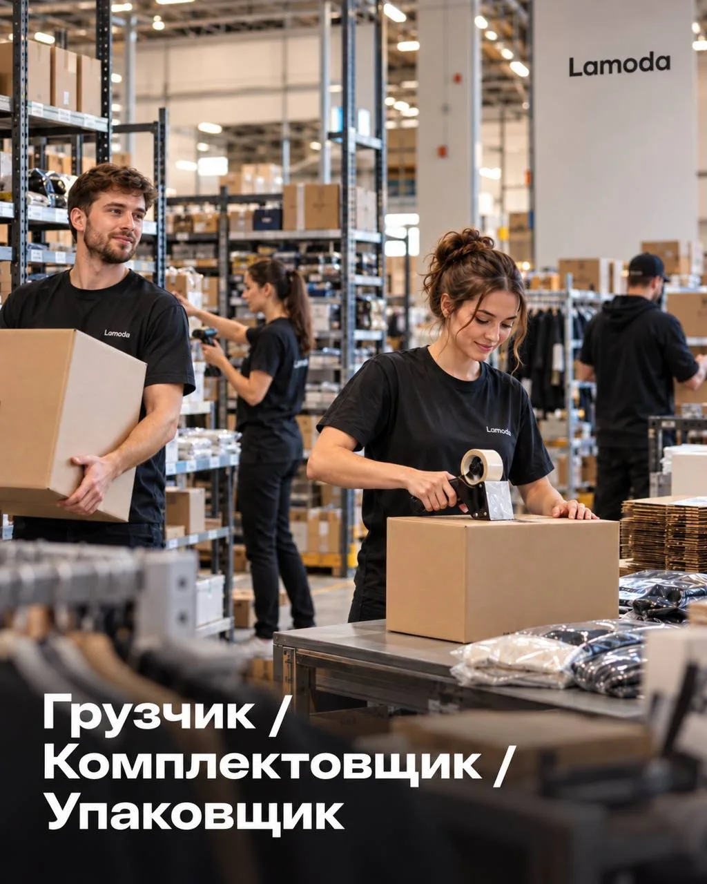 1️⃣ГРУЗЧИК - от 4500₽/смена