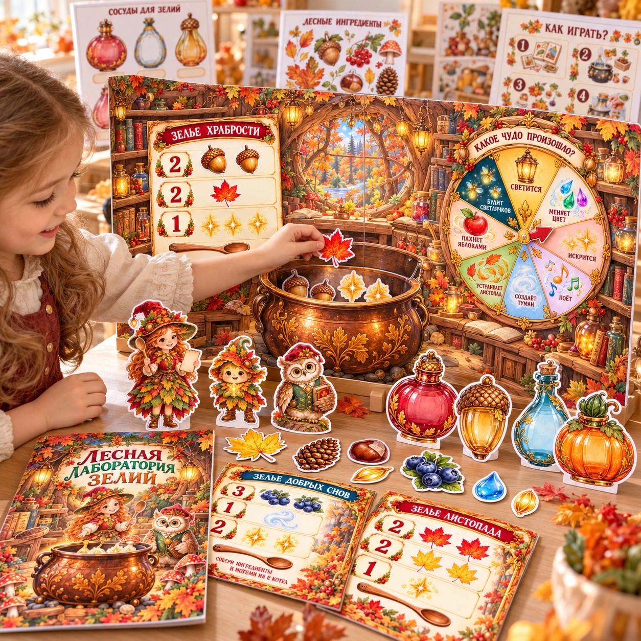 🍂 ЛЕСНАЯ ЛАБОРАТОРИЯ ЗЕЛИЙ 🧪