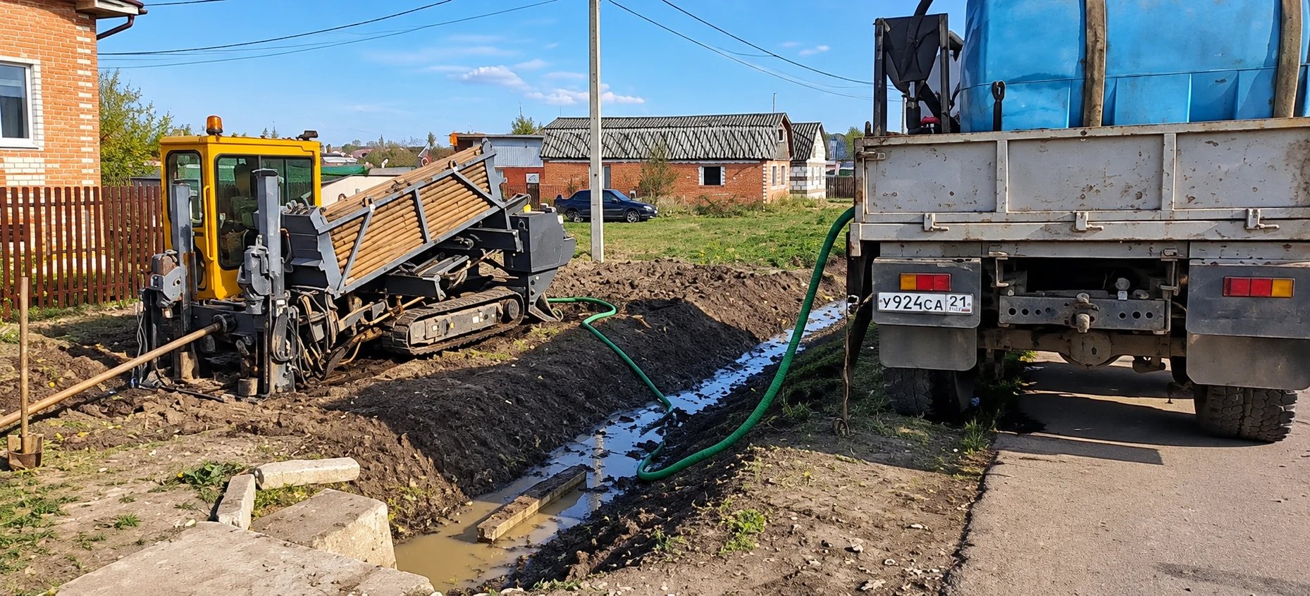 В Батырево проложили половину новых сетей водоснабжения
