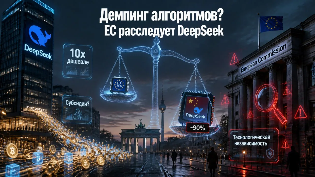 ✅ Скандал в Берлине: китайский ИИ DeepSeek вытесняет европейские стартапы с рынка