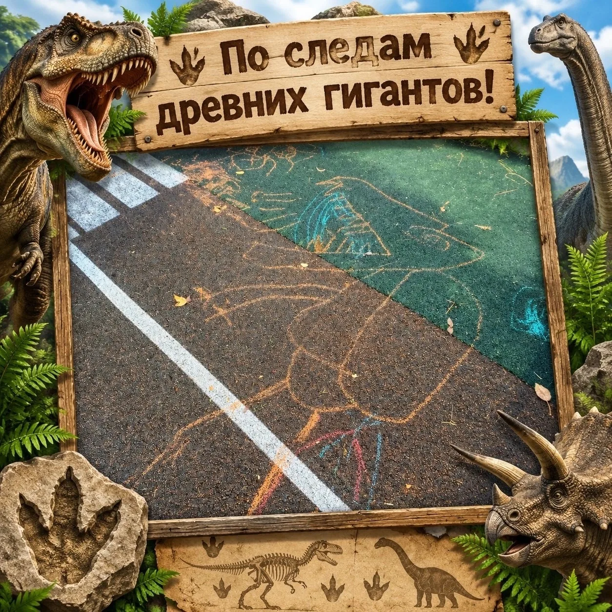 По следам древних гигантов! 🐾 🦕