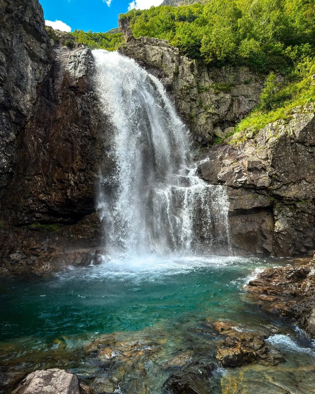 🌄 Санчарские водопады
