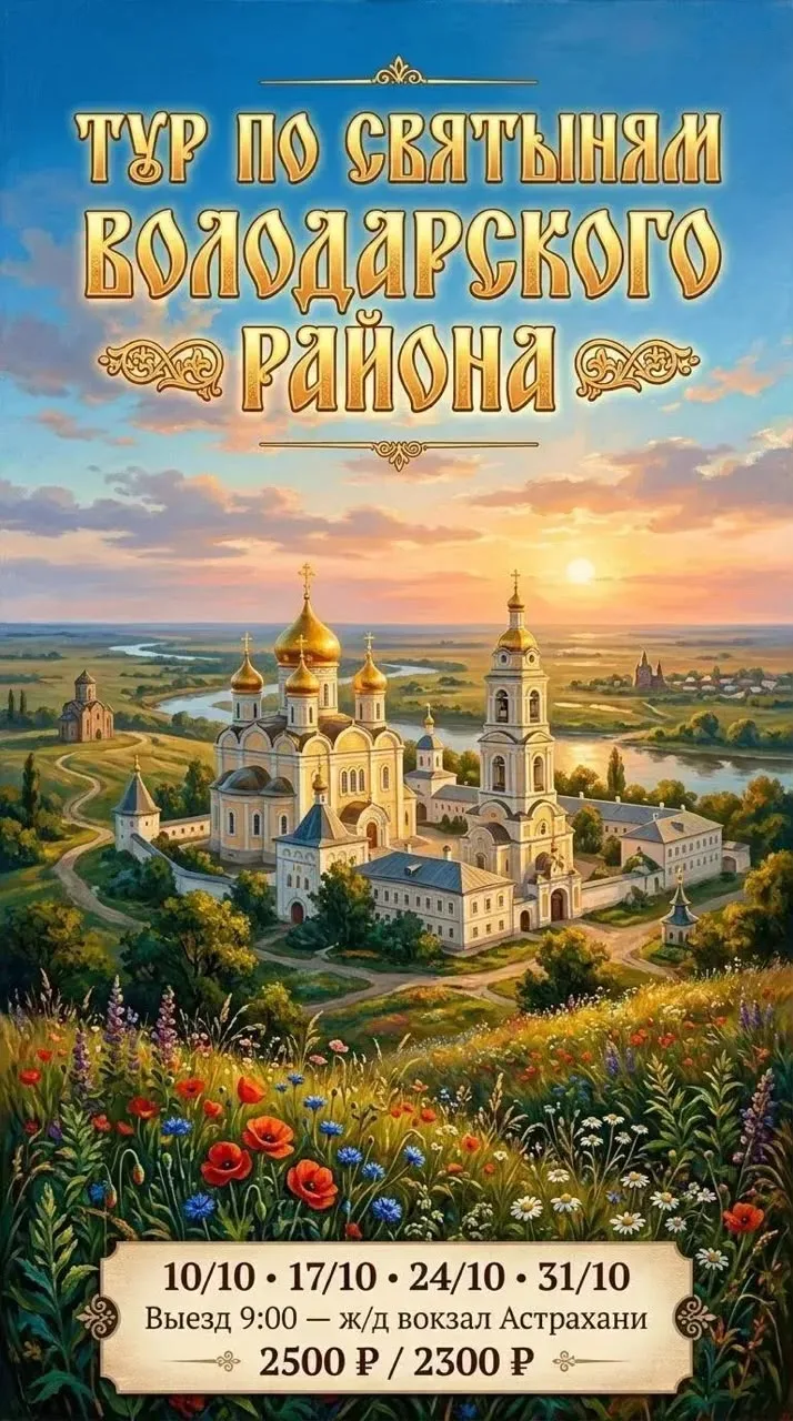 🕊 Тур по святыням Володарского района