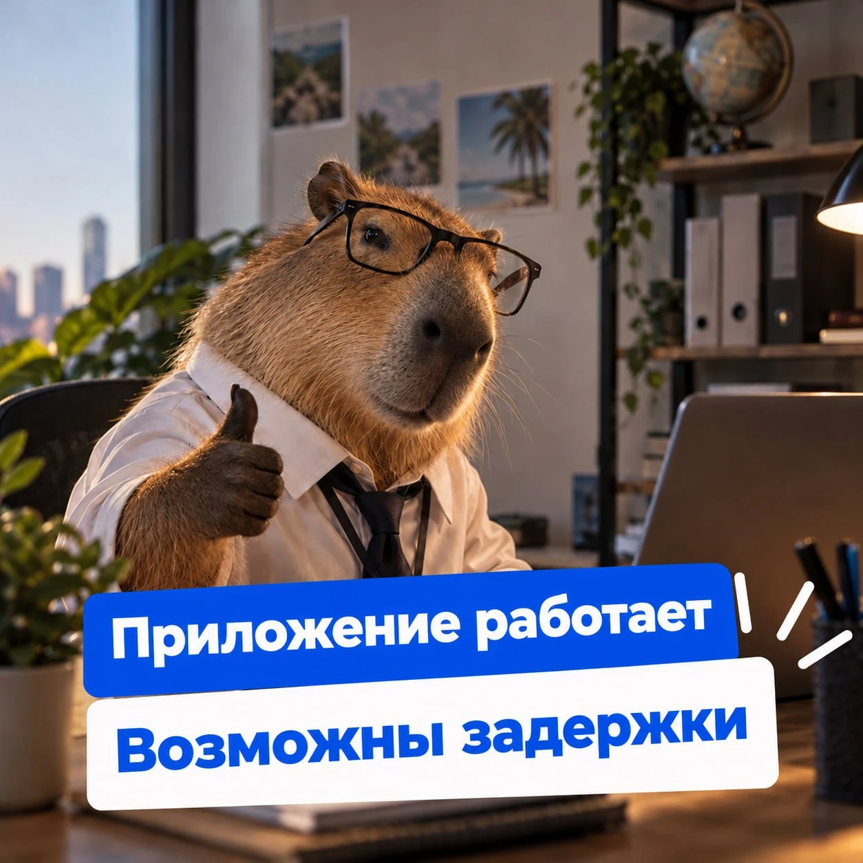 Приложение работает, но возможны небольшие задержки