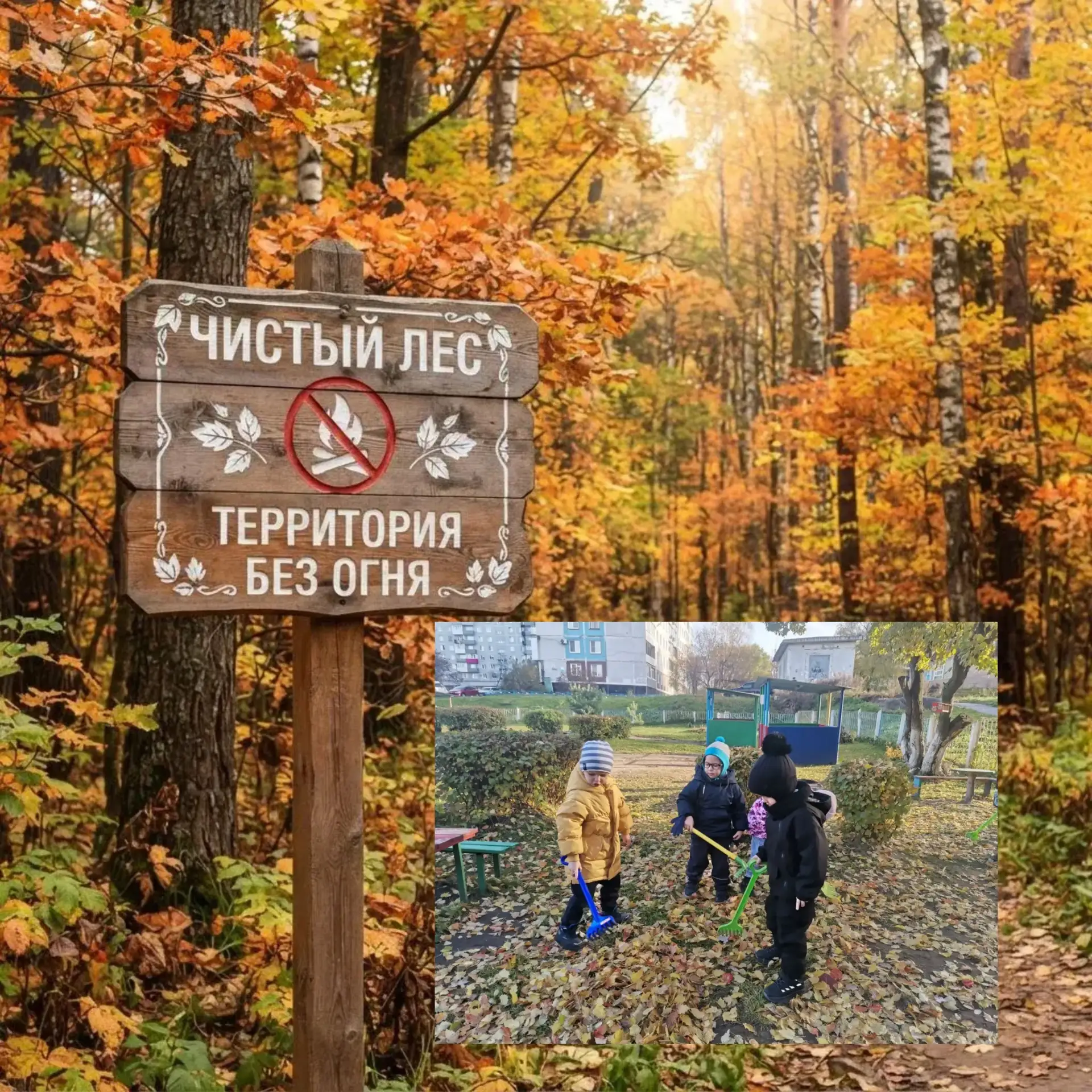 🌳 Чистый лес — территория без огня! 🌳
