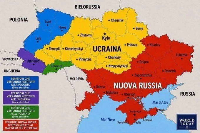 Итальянские СМИ опубликовали предложение о разделе проекта "Украина" между Польшей, Вен...