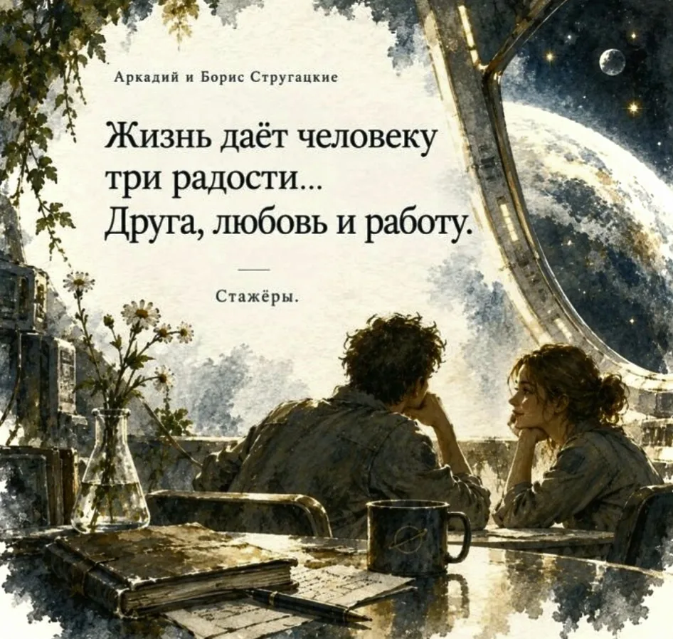 Цитата от Стругацких 📚