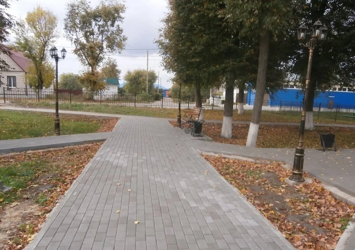 В приграничном Погаре завершили благоустройство парка