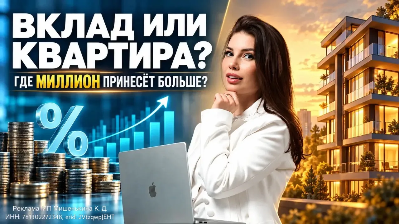 Чеее? Где миллион? У кого-то на вкладе, а у кого-то - в квадратных метрах 😅