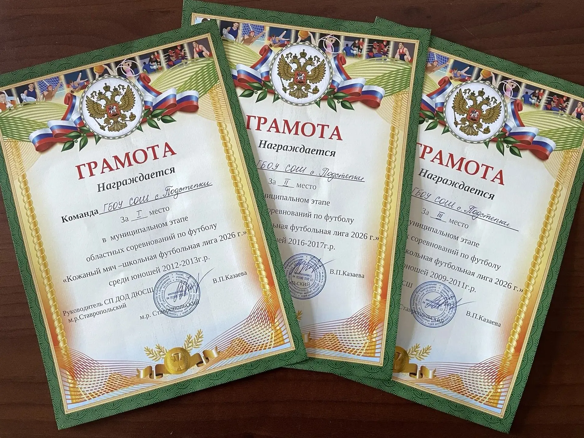 🏆 ПОБЕДНЫЙ ХЕТ-ТРИК: НАШИ ФУТБОЛИСТЫ ВЗЯЛИ ВСЕ МЕСТА НА ПЬЕДЕСТАЛЕ!