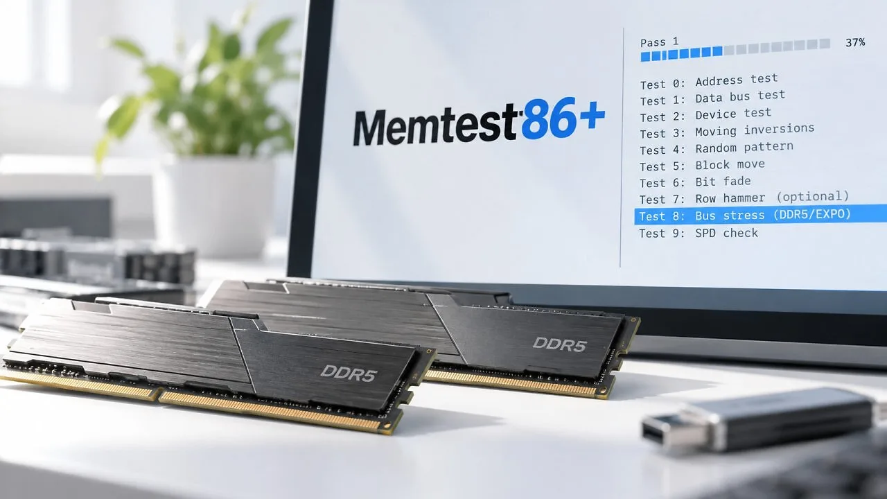В Memtest86+ 9.0 появился новый тест памяти для игровых нагрузок
