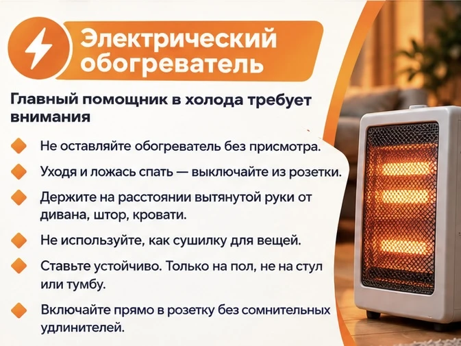 ♨️ Наступил сезон электрических обогревателей