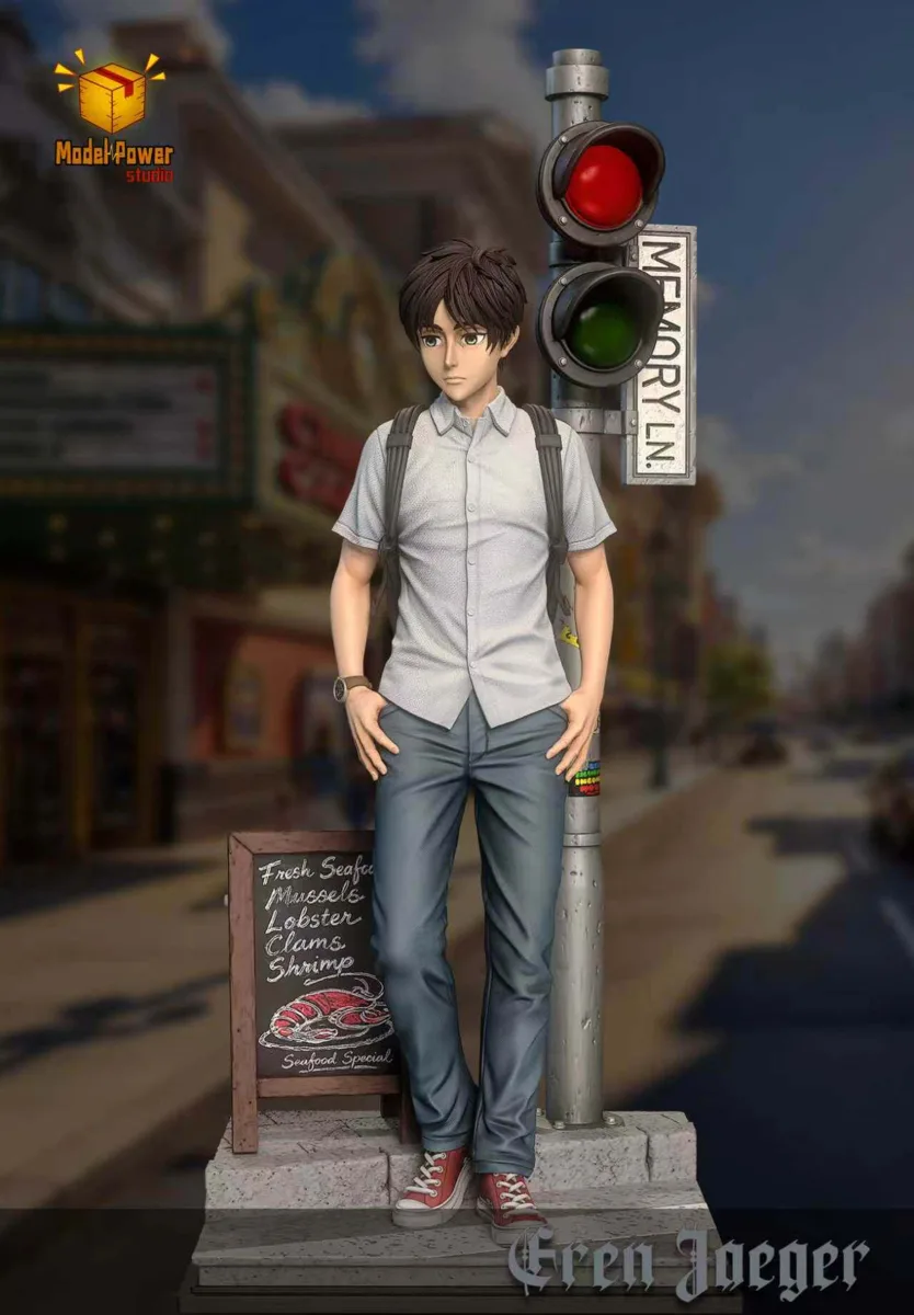 Статуя Eren Yeager, Armin Arlert - Attack on Titan от Model Power Studio