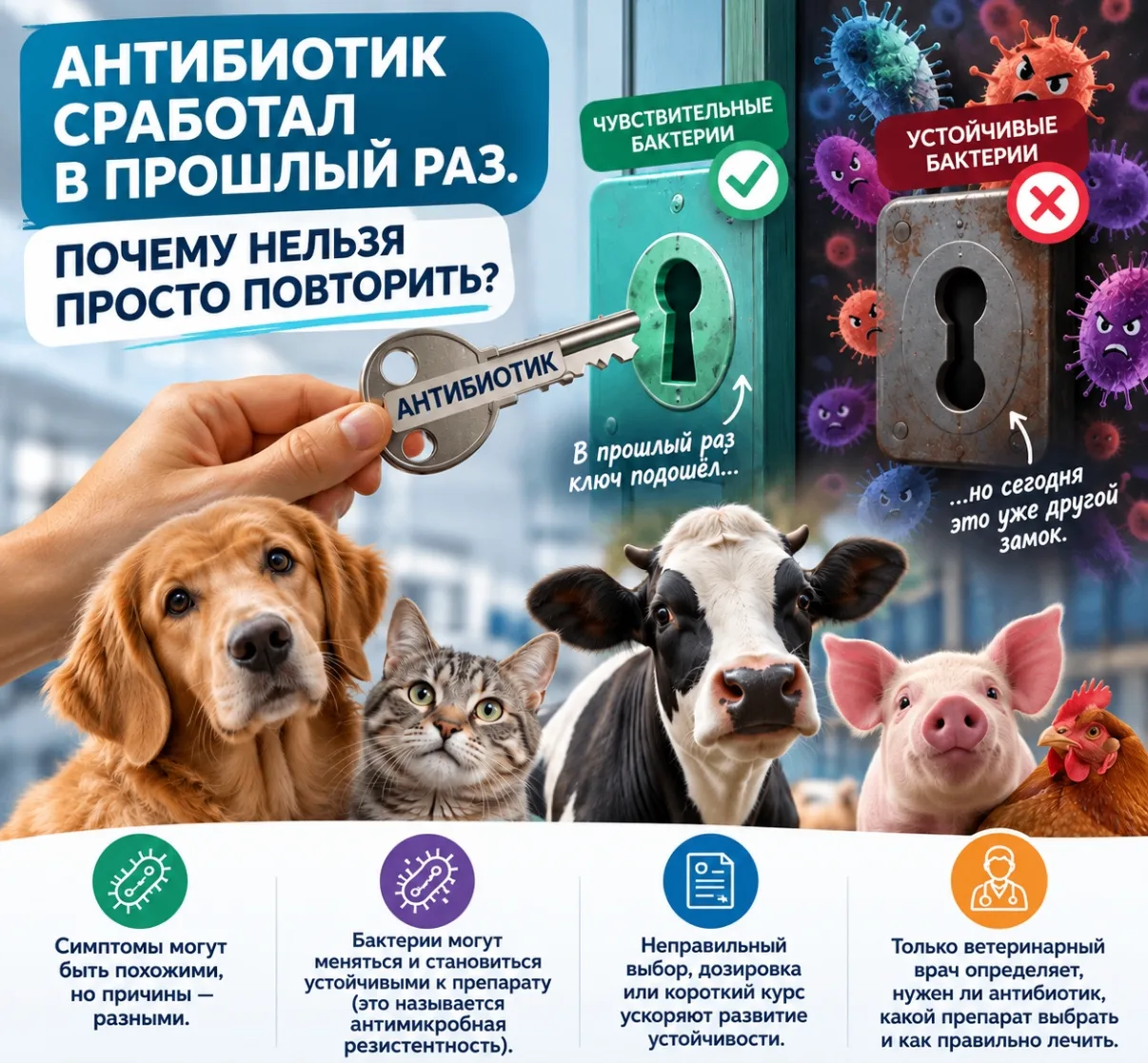 АНТИБИОТИК СРАБОТАЛ В ПРОШЛЫЙ РАЗ. ПОЧЕМУ НЕЛЬЗЯ ПРОСТО ПОВТОРИТЬ?