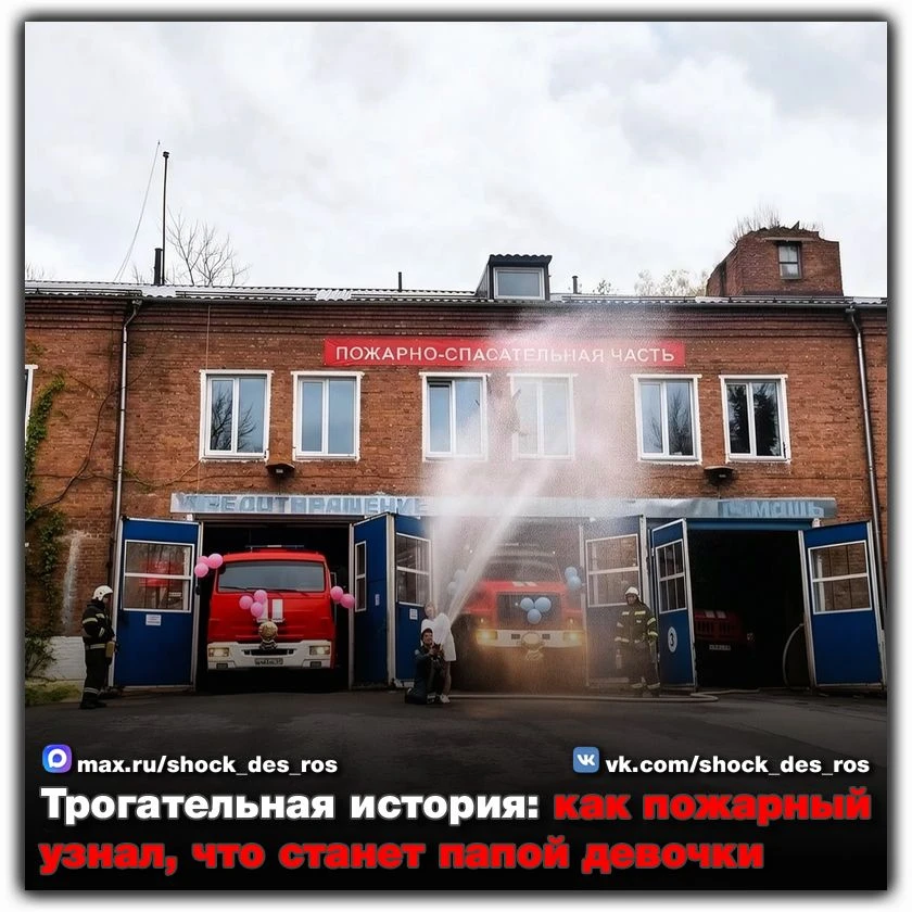 🔴 Трогательная история: как пожарный узнал, что станет папой девочки
