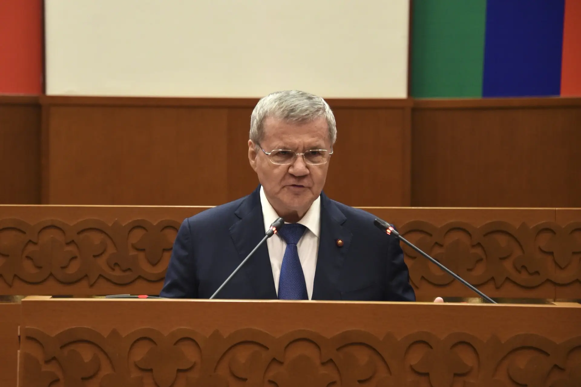 Юрий Чайка поздравил Федора Щукина с избранием и вступлением в должность Главы Республи...