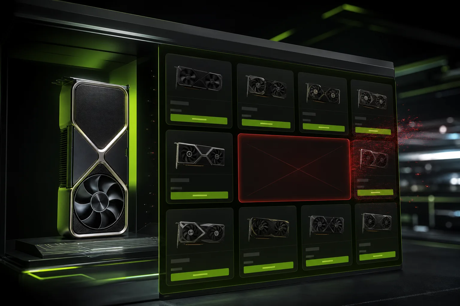 NVIDIA Marketplace убрал опцию GeForce RTX 5090