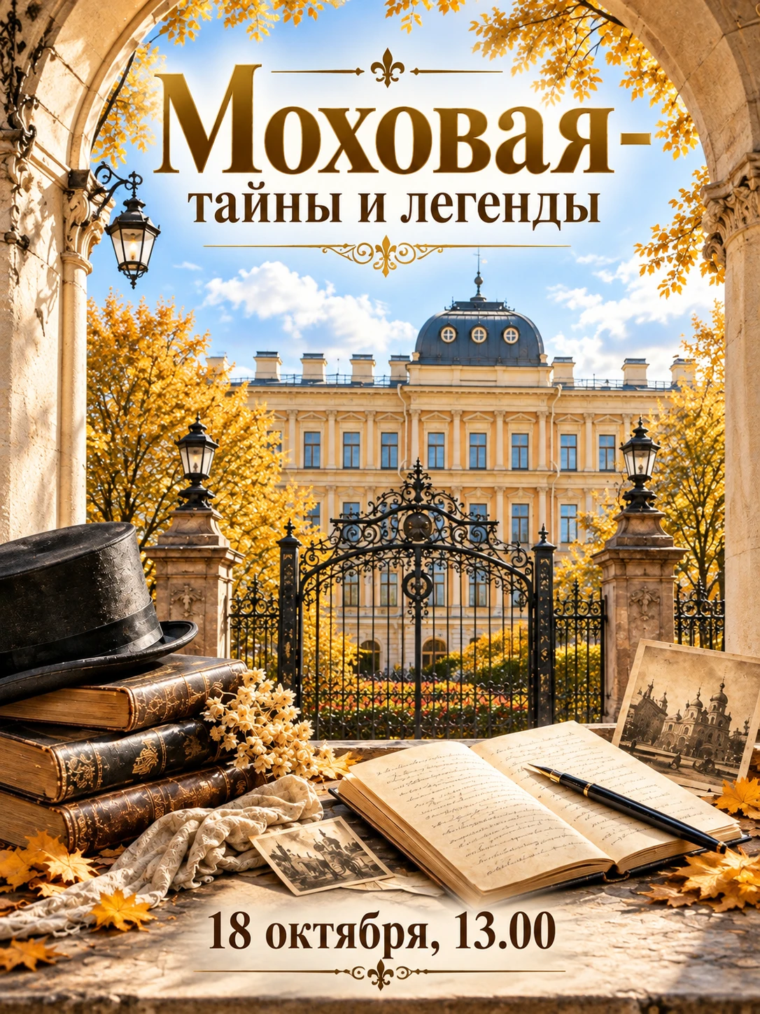 🌿 «Моховая - тайны и легенды» — бесплатная экскурсия