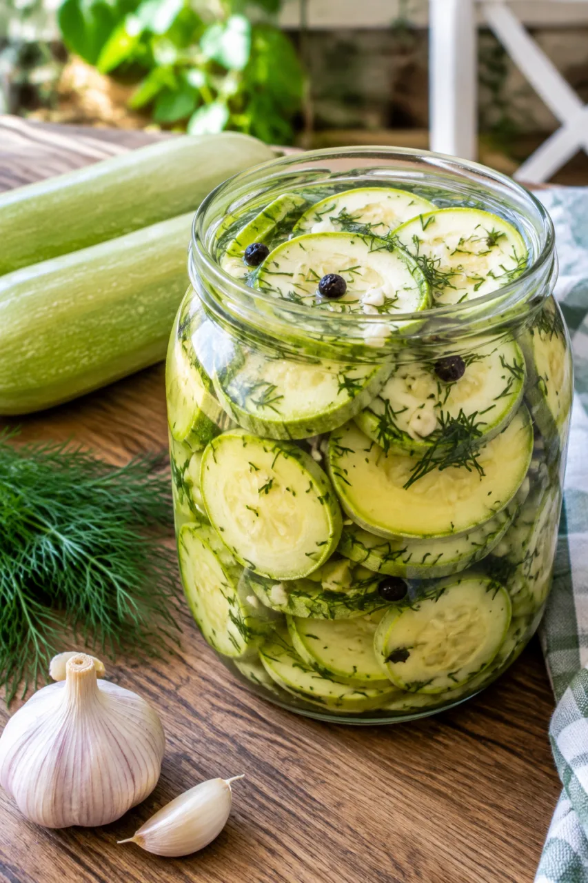 ХРУСТЯЩИЕ МАРИНОВАННЫЕ КАБАЧКИ С УКРОПОМ И ЧЕСНОКОМ ЗА ПОЛЧАСА