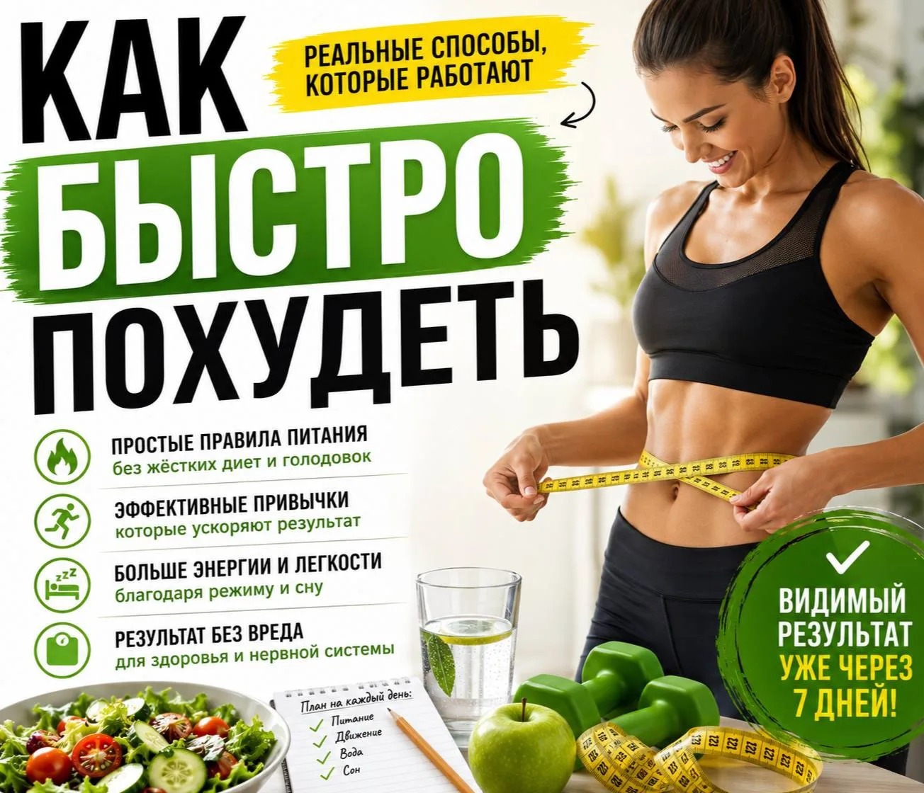 ✅КАК БЫСТРО ПОХУДЕТЬ И НЕ НАБРАТЬ ВЕС ОБРАТНО