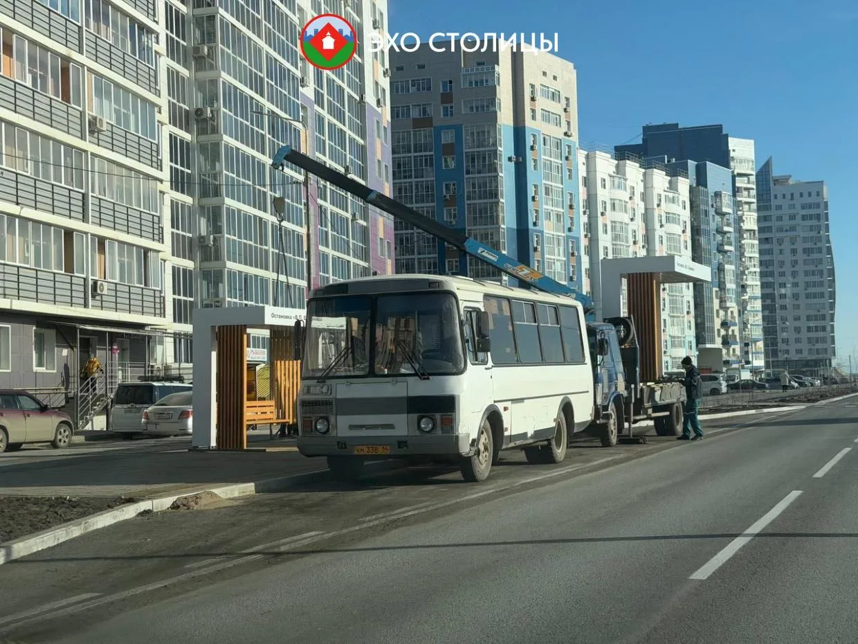 На ул. Ефимова поставили остановку. Здесь будет ходить автобус №3