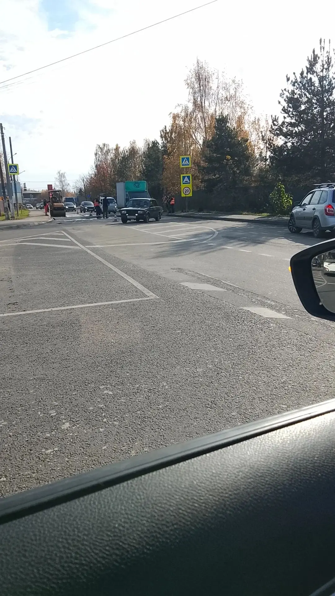 Большая пробка на проколе со стороны проспекта Ильича