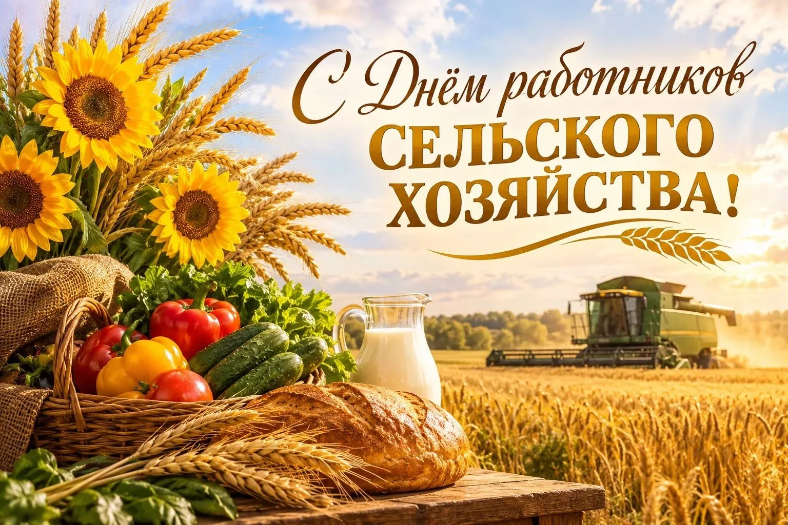 Дорогие друзья, уважаемые труженики агропромышленного комплекса!