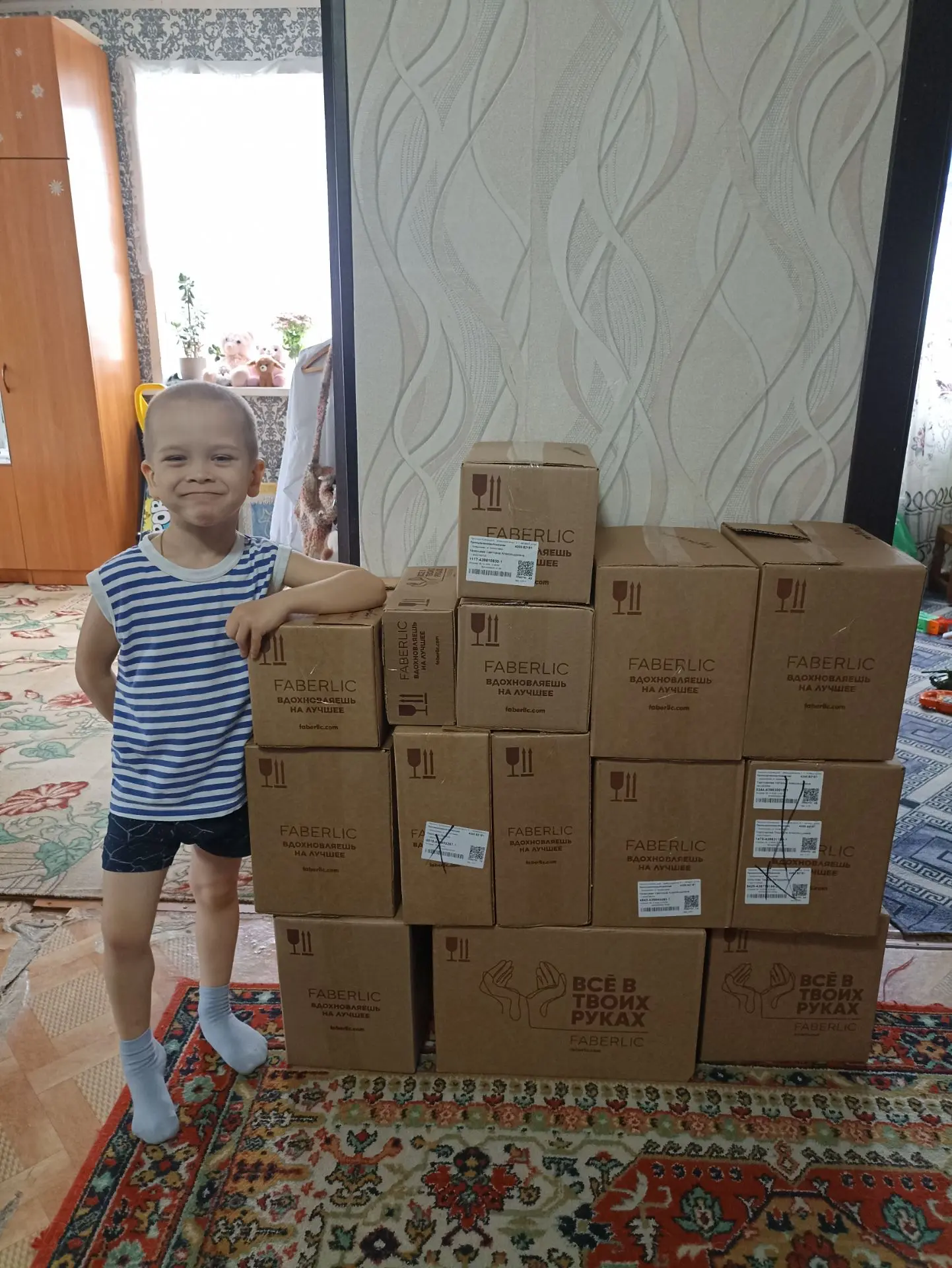 А у нас сегодня доставка, с Мишуткой всё приняли и уже разбираем 🤩 зам.подрастает 😁